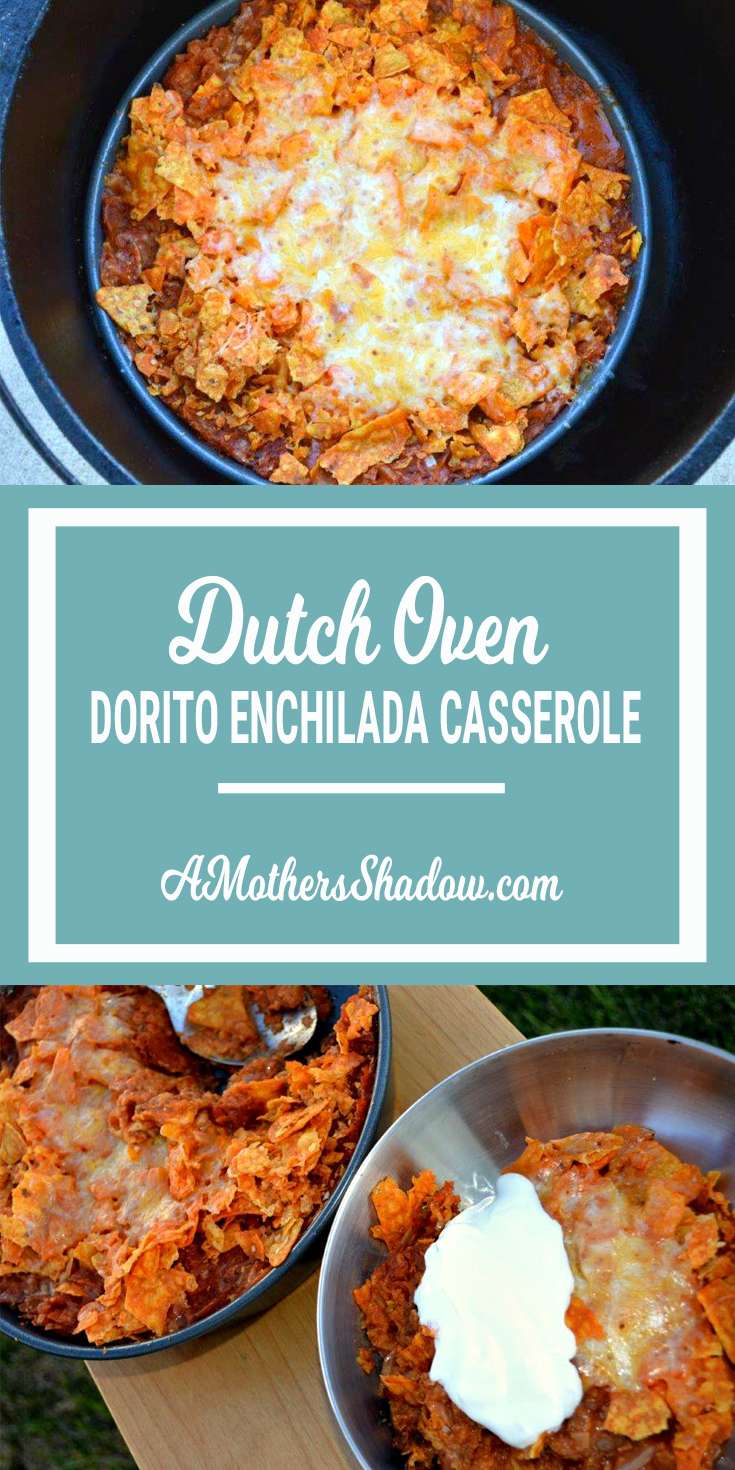 Dutch Oven Cooking – Dorito Enchilada Casserole